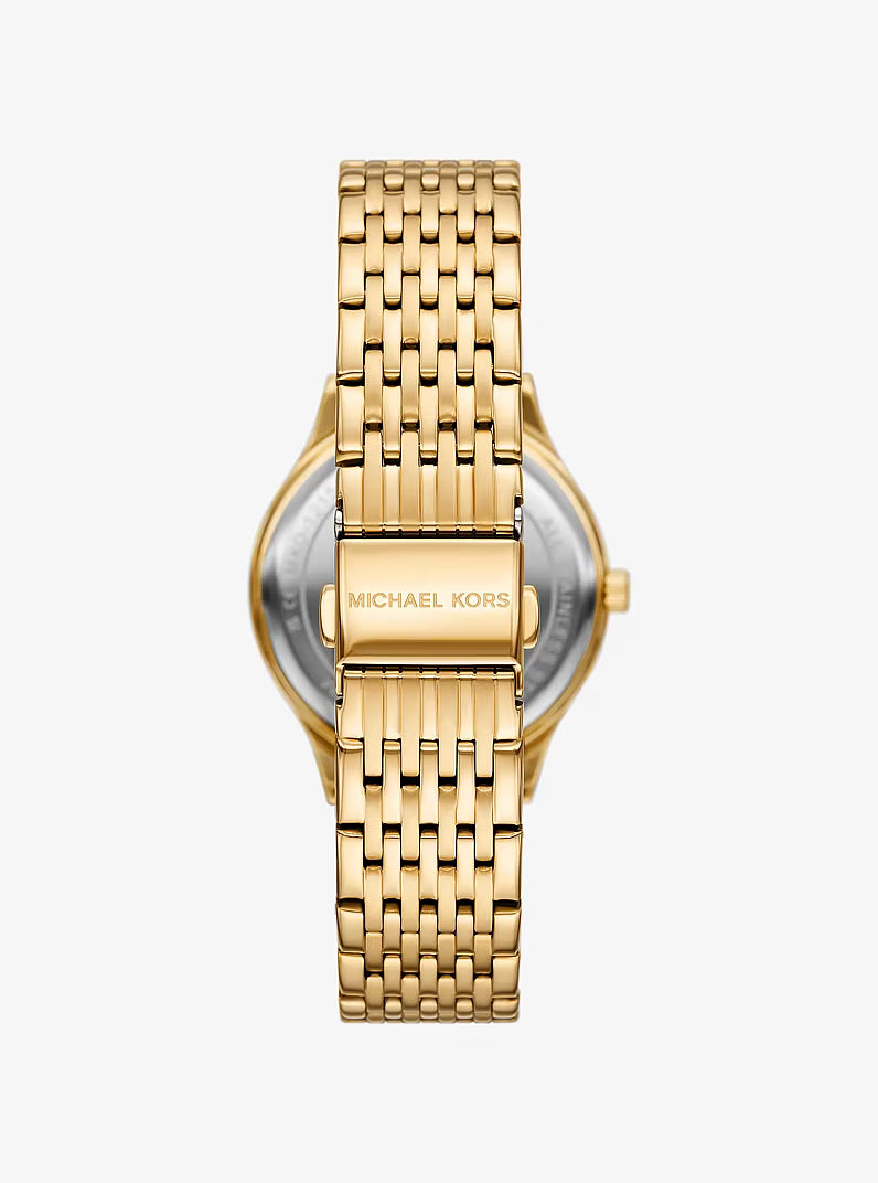 Michael Kors Mini Aspyn Gold-Tone Watch in GOLD - MKO1215