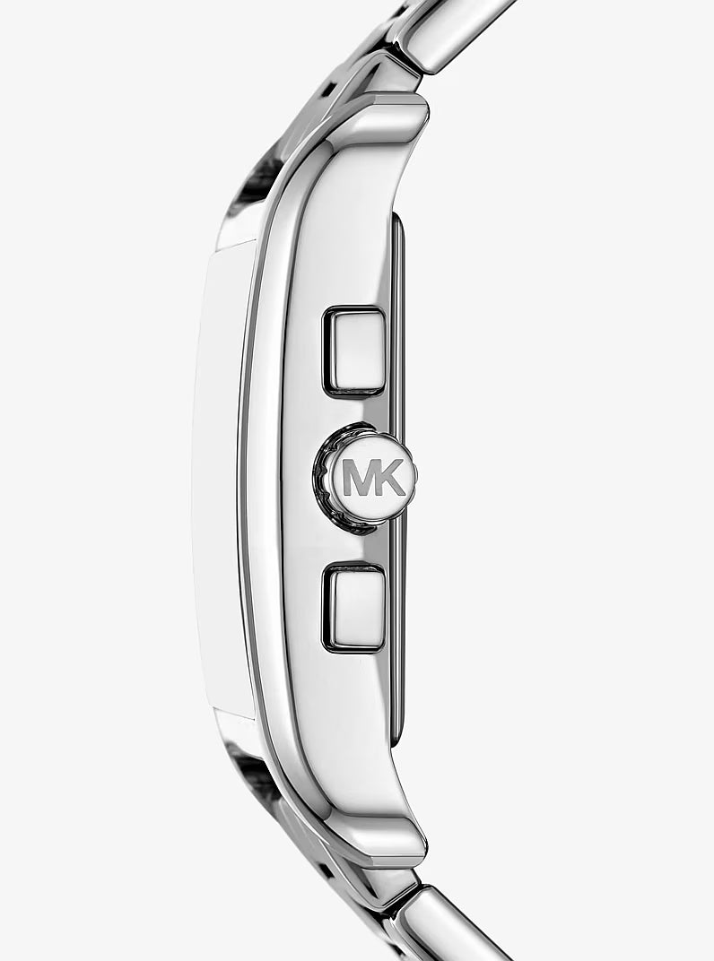Michael Kors Monroe Silver-Tone Blue Dial Watch - MKO1238