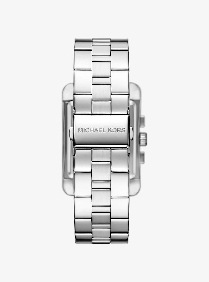 Michael Kors Monroe Silver-Tone Blue Dial Watch - MKO1238