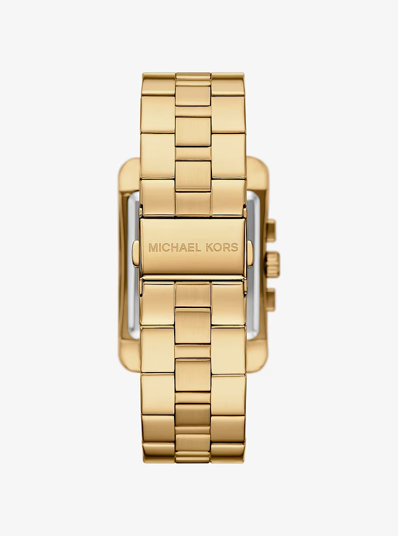 Michael Kors Monroe Gold-Tone Black Dial Watch - MKO1239