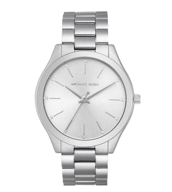 Michael Kors Slim Runway Silver Unisex Watch  MK4502 - Watches of New Zealand