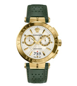Versace Aion Chronograph Green Strap Men's Watch  VBR020017 - Watches of New Zealand