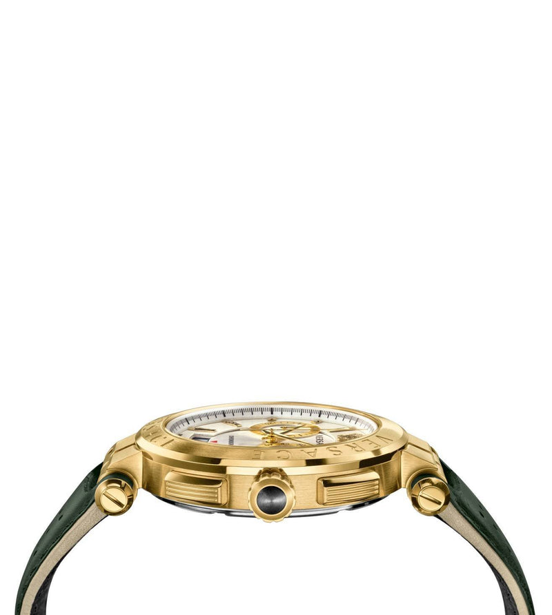 Versace Aion Chronograph Green Strap Men's Watch VBR020017 - Watches of New Zealand #2