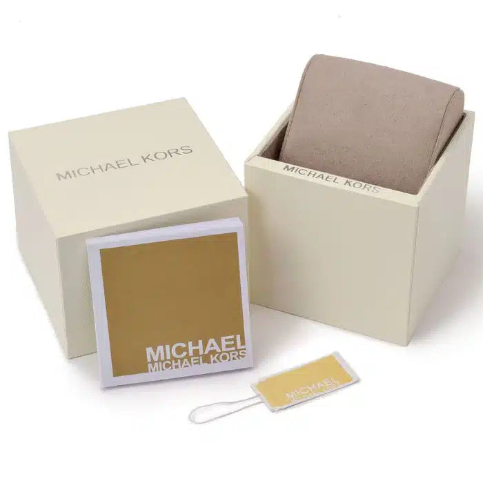Michael Kors Naia Quartz Gold Dial Gold Steel Strap Watch for Women - MK4687