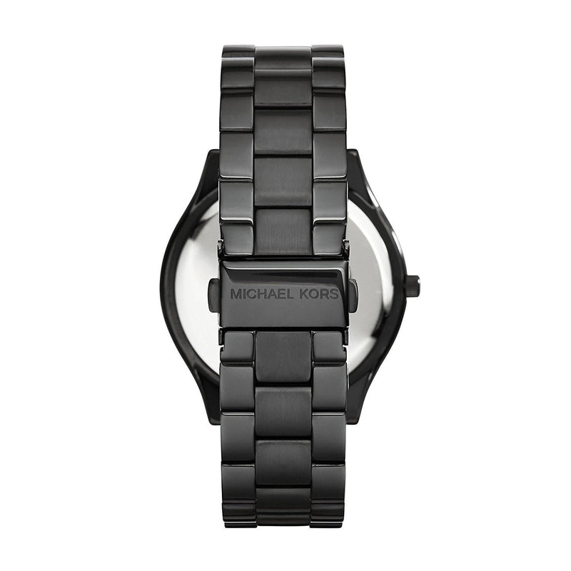 Michael Kors Slim Runway Black Ion-plated Unisex Watch MK3221 - Watches of New Zealand #4