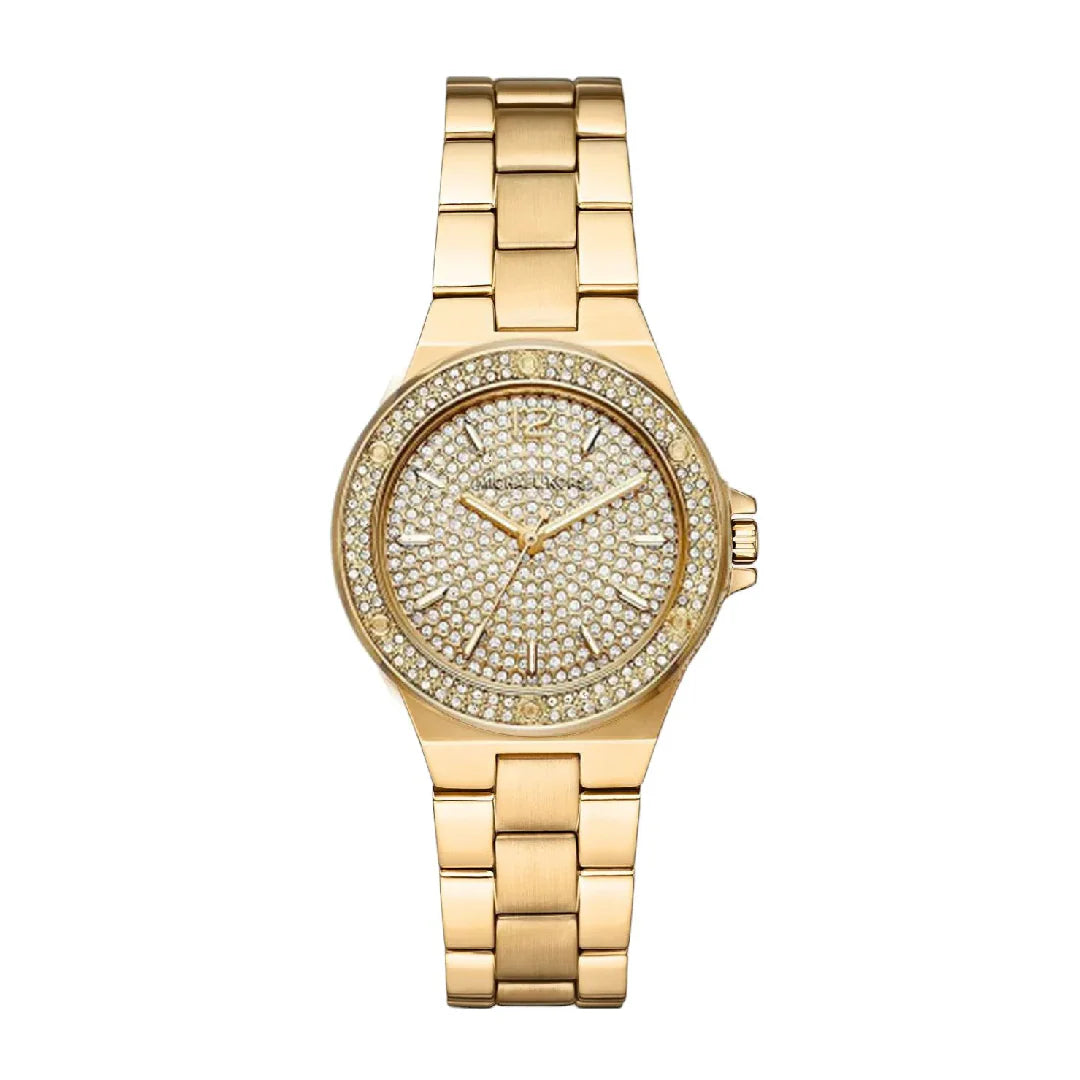 Michael Kors Lennox Three-Hand Gold Women's Watch - MK7289