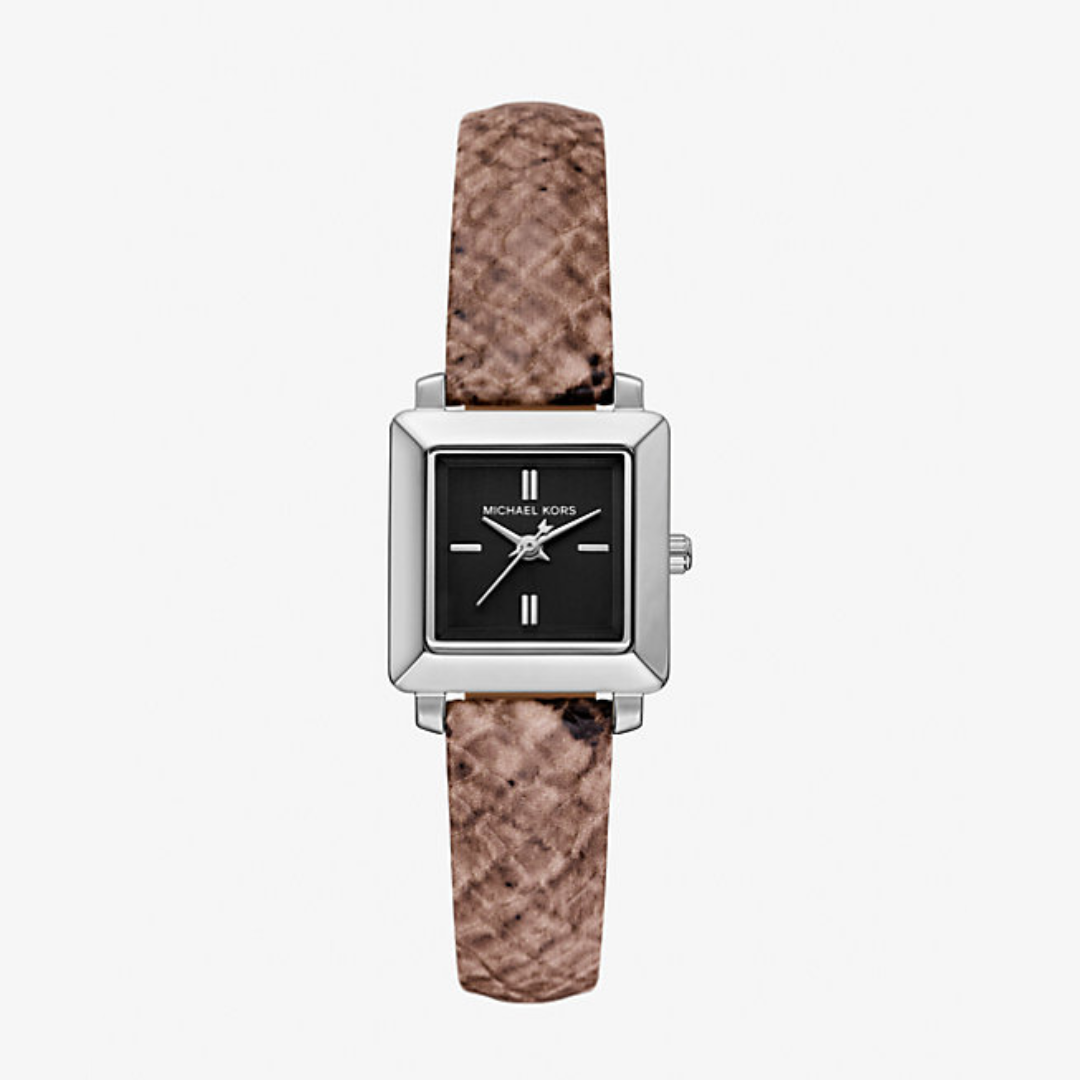 Michael Kors Mini Gwynn Snake Embossed Leather Watch - MKO1195