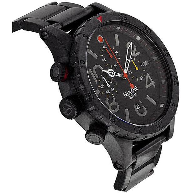Nixon 48-20 Chrono Black Dial Black Ion-plated Men's Watch Men's Watch A486-1320 - Watches of New Zealand #4