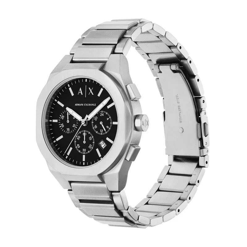 Armani Exchange Rafael Chronograph Quartz Black Dial Men's Watch AX4186
