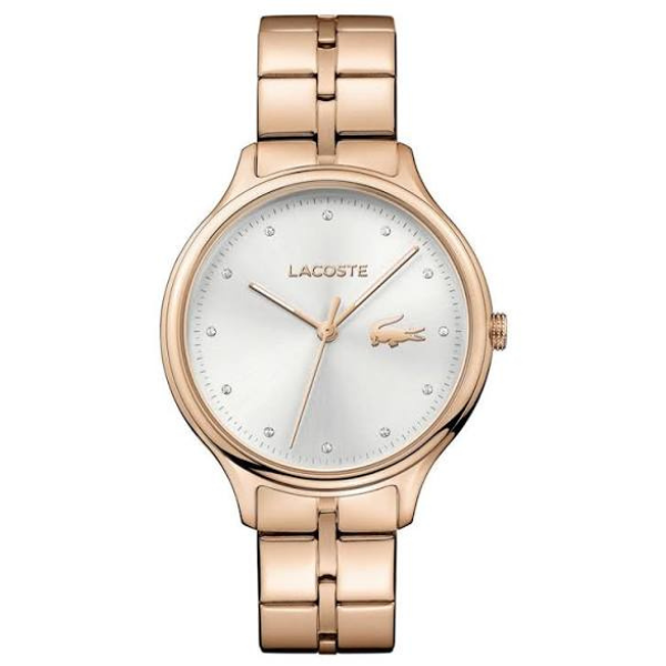 Lacoste Constance White Dial Stainless Steel Ladies Watch - 2001032