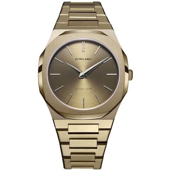 D1 MILANO Ultra Thin Dusky Green Steel Men's Watch - UTBJ36