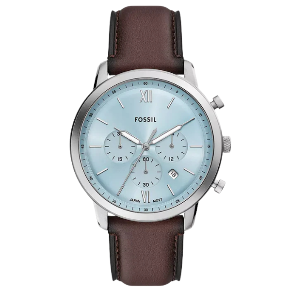 Fossil Neutra Chronograph Brown Leather Men's Watch - FS6109