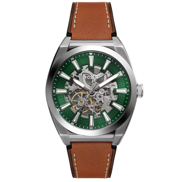 Fossil Everett Automatic Green Dial Men's Watch - ME3261