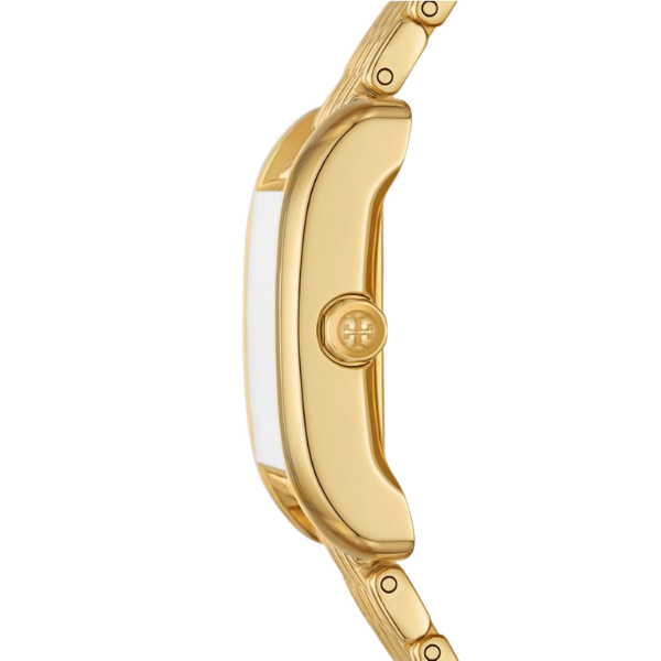 Tory Burch Eleanor Gold Steel Ivory Dial Women's Watch - TBW1060