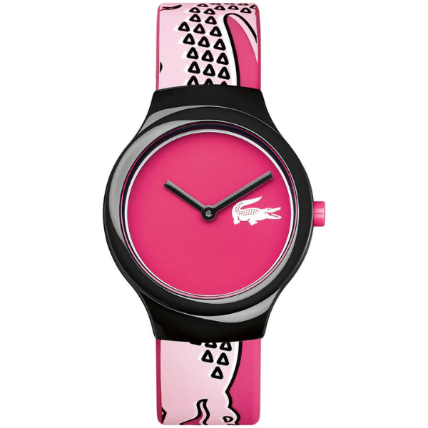 Lacoste Goa Analog Display Japanese Quartz Pink Unisex Watch - 2020115