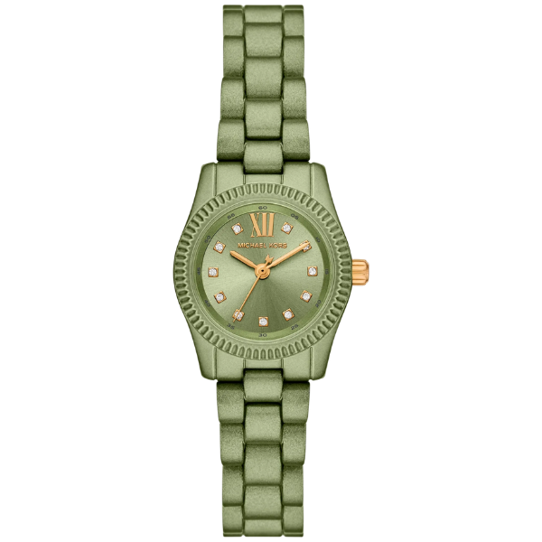 Michael Kors Petite Lexington Green-Tone Watch - MK7517LE