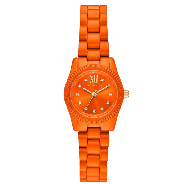 Michael Kors Lexington Orange-Tone Women's Watch - MK7538LE