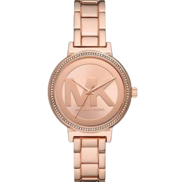 Michael Kors Sofie Three-Hand Rose Gold-Tone Stainless Steel Women's Watch - MKO1052
