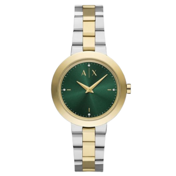 Armani Exchange Jackie Quartz Green Dial Ladies Watch AX5176