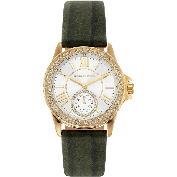 Michael Kors Mini Everest Quartz Crystal White Dial Ladies Watch MK4720