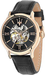 Maserati Auto Mechanical Black Dial Men's Watch  R8821118001 - Watches of New Zealand
