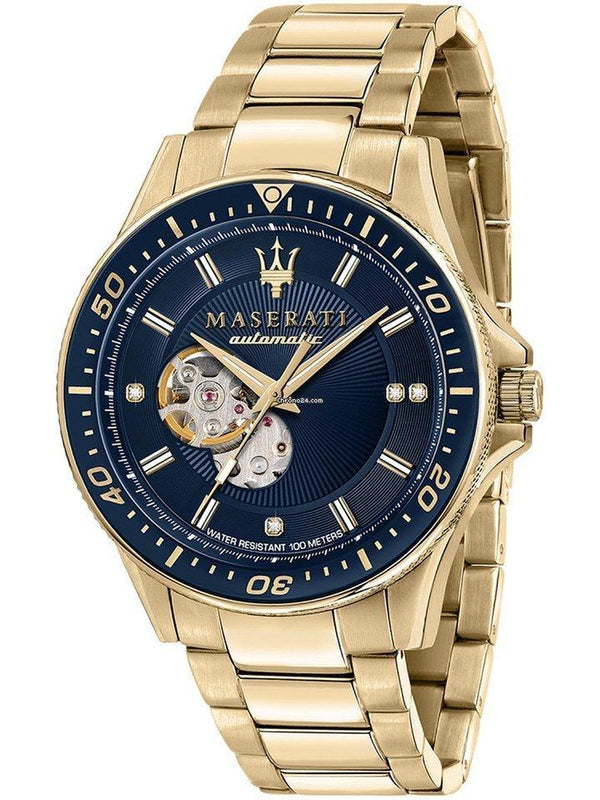 Maserati Sfida Automatic Diamond Men's Watch  R8823140004 - Watches of New Zealand