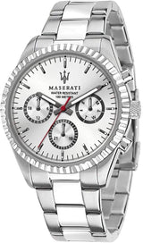 Maserati Silver Stainless-Steel Quartz Men's Watch  R8853100018 - Watches of New Zealand
