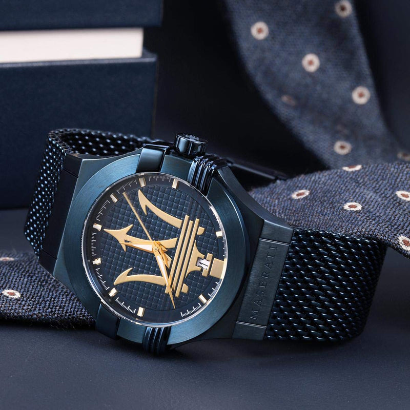 Maserati Potenza Analog Blue Dial Men's Watch R8853108008 - Watches of New Zealand #5