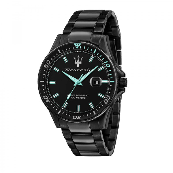Maserati Sfida Analog Black Dial Men's Watch  R8853144001 - Watches of New Zealand