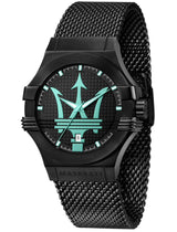 Maserati Potenza Aqua Edition Black Mesh Men's Watch  R8853144002 - Watches of New Zealand