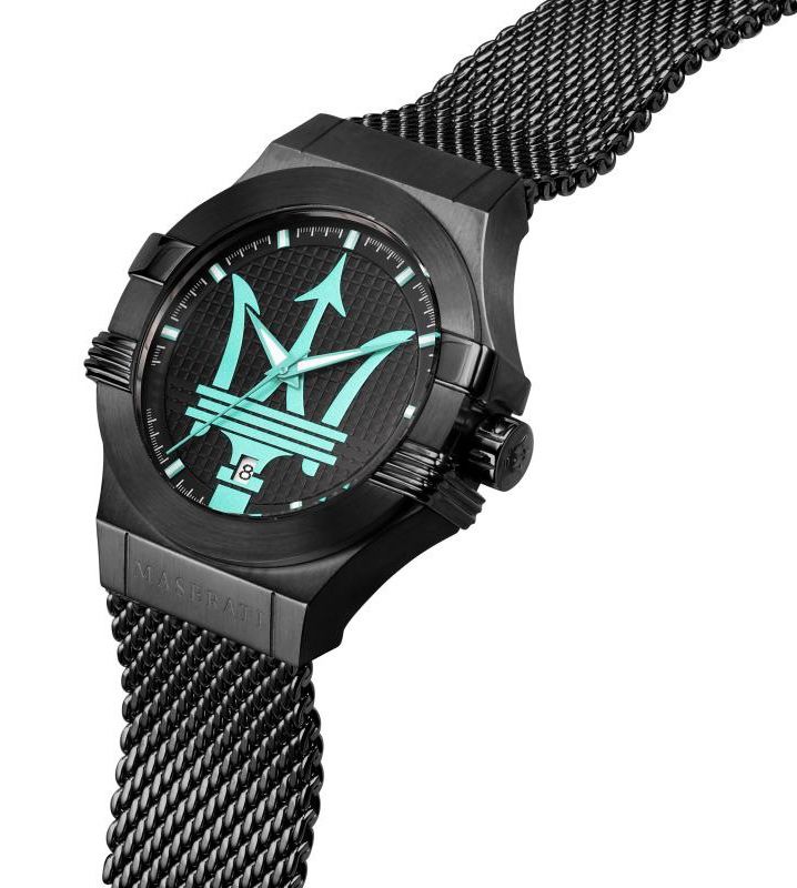 Maserati Potenza Aqua Edition Black Mesh Men's Watch R8853144002 - Watches of New Zealand #4