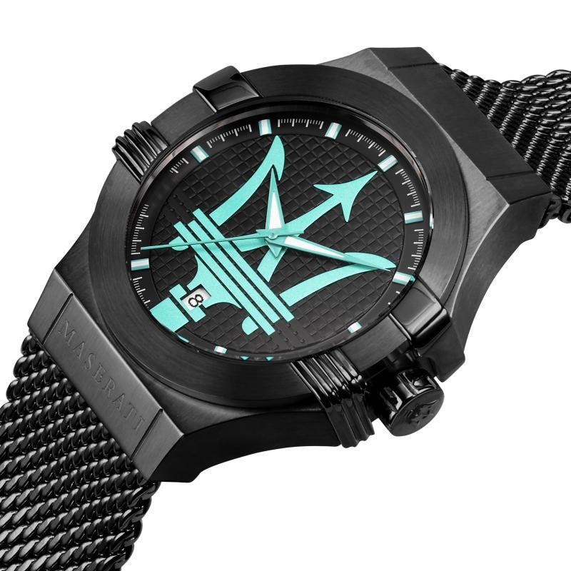Maserati Potenza Aqua Edition Black Mesh Men's Watch R8853144002 - Watches of New Zealand #5
