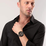 Maserati Black Leather Men's Watch R8871612033 - Watches of New Zealand #4