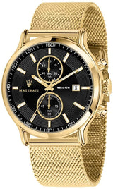 Maserati Epoca 42mm Gold Mesh Men's Watch  R8873618007 - Watches of New Zealand