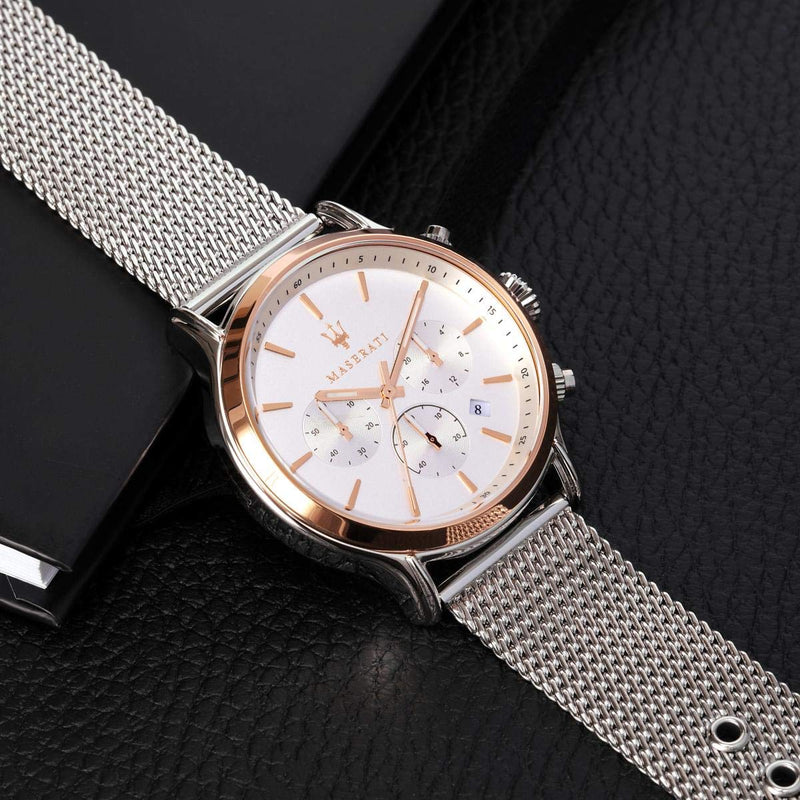 Maserati Epoca Rose Gold PVD Men's Watch R8873618009 - Watches of New Zealand #6