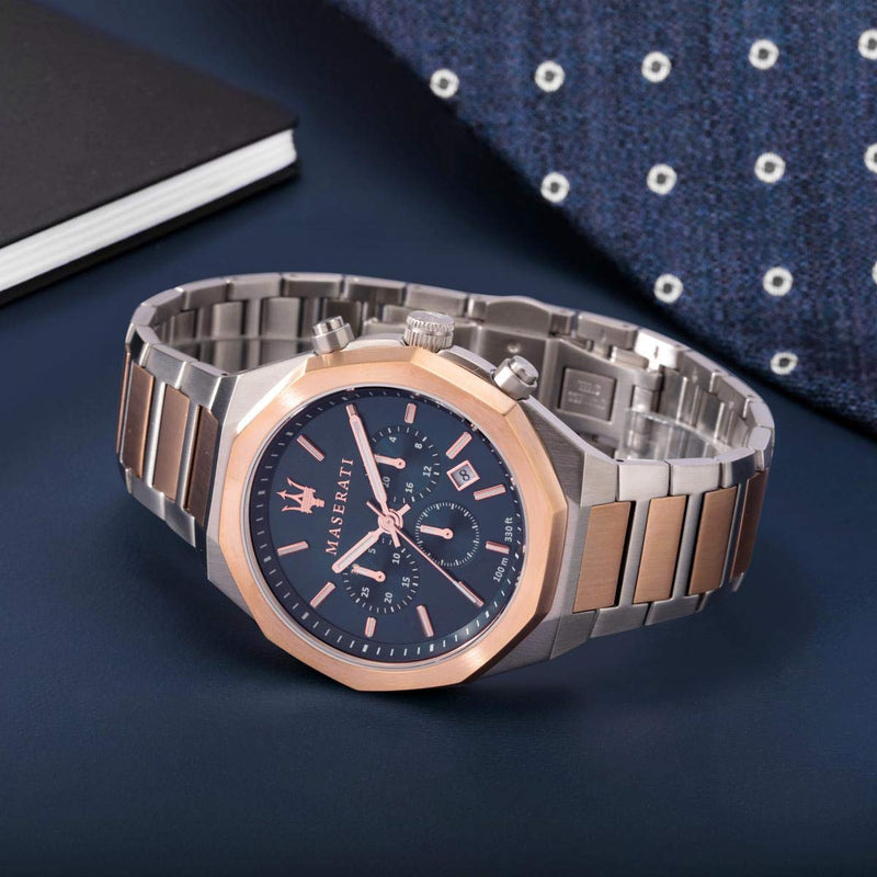 Maserati Stile Analog Blue Dial Men's Watch R8873642002 - Watches of New Zealand #5