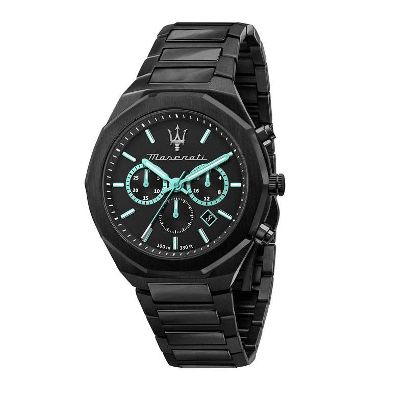 Maserati Stile Analog Black Dial Men's Watch  R8873644001 - Watches of New Zealand