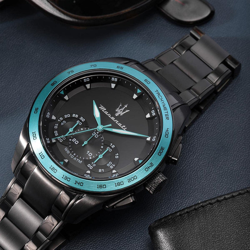 Maserati Traguardo Analog Black Dial Men's Watch R8873644002 - Watches of New Zealand #5