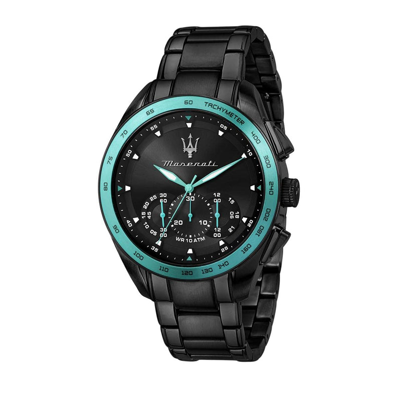 Maserati Traguardo Analog Black Dial Men's Watch  R8873644002 - Watches of New Zealand