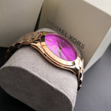 Michael Kors Slim Runway Rose Gold Ladies Watch MK3293 - Watches of New Zealand #3