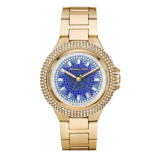 Michael Kors Oversized Camille Ombré Pavé Gold-Tone Women's Watch - MK7341