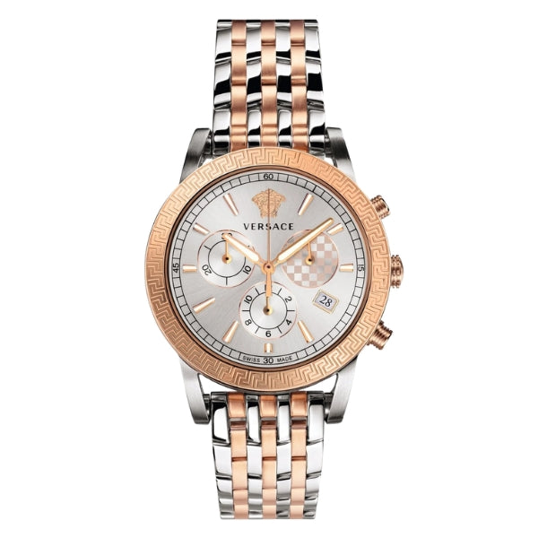 Versace Sport Tech Chronograph Quartz Silver Dial Men's Watch VELT00319