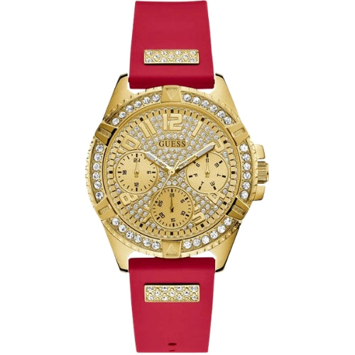 Guess Frontier Red Silicone Strap Women's Watch GW0045L2