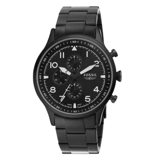 Fossil Pilot Black Chronograph Men's Watch FS5811