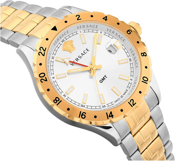 Versace Hellenyium Two-Tone GMT Men's Watch V11030015 - Watches of New Zealand #2