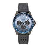 Guess Men’s Quartz Silicone Strap Blue Dial Men's Watch  W1108G6 - Watches of New Zealand