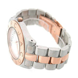 Marc By Marc Jacobs Blade Rose Gold Tone Bezel Silver Dial Two Tone Women's Watch MBM3129 - Watches Of New Zealand #4