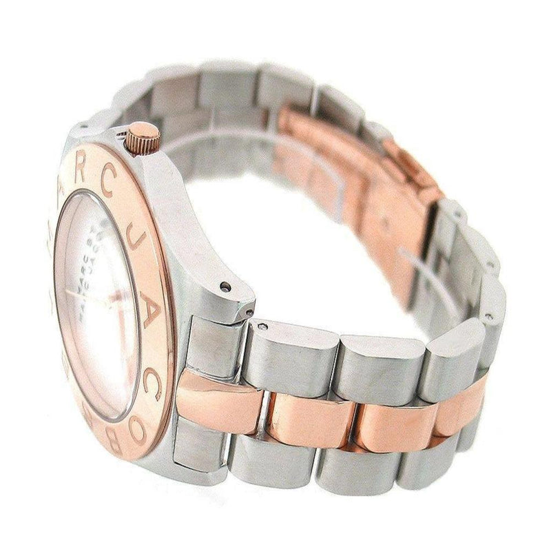 Marc By Marc Jacobs Blade Rose Gold Tone Bezel Silver Dial Two Tone Women's Watch MBM3129 - Watches Of New Zealand #4