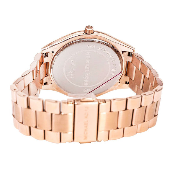 Michael Kors Slim Runway Rose Gold Ladies Watch MK3293 - Watches of New Zealand #2