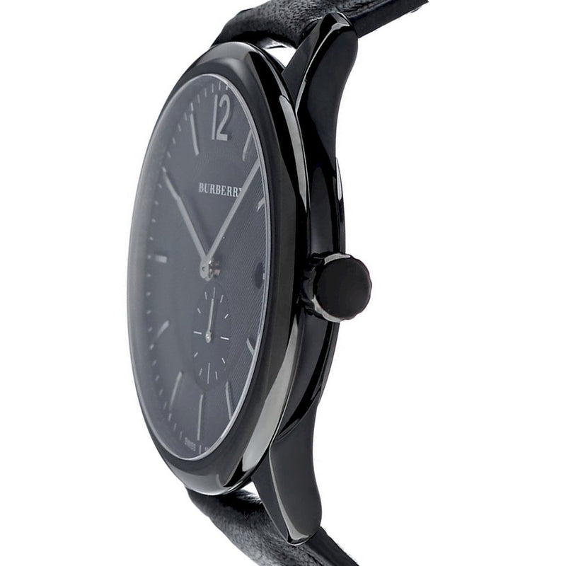 Burberry Men’s Swiss Made Leather Strap Black Dial Men's Watch BU10003 - Watches of New Zealand #2
